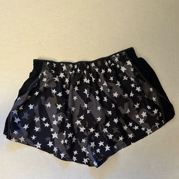 Nike Running shorts Black, White & Grey Star Athletic Lined Shorts Sz-2X. L13 - Picture 9 of 14